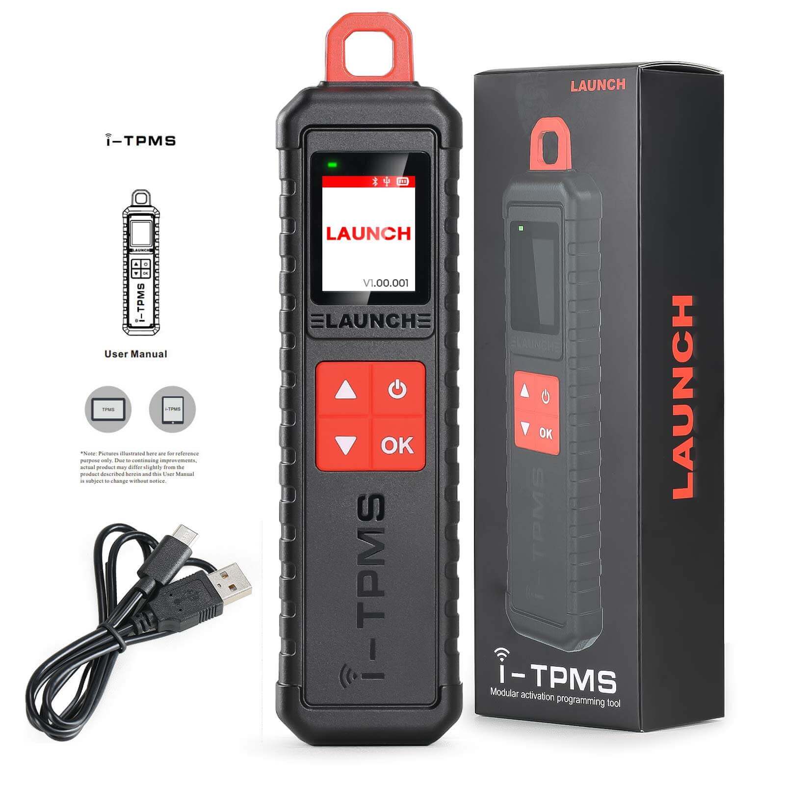 2025 Launch X431 i TPMS Tire Pressure Detector - Upgraded Version of TSGUN | Compatible with Launch X431 V, V+, PRO3S+, Pro3, Pro5 & PAD V | Professional Vehicle Tire Pressure Monitoring System for Mechanics & DIY Car Maintenance