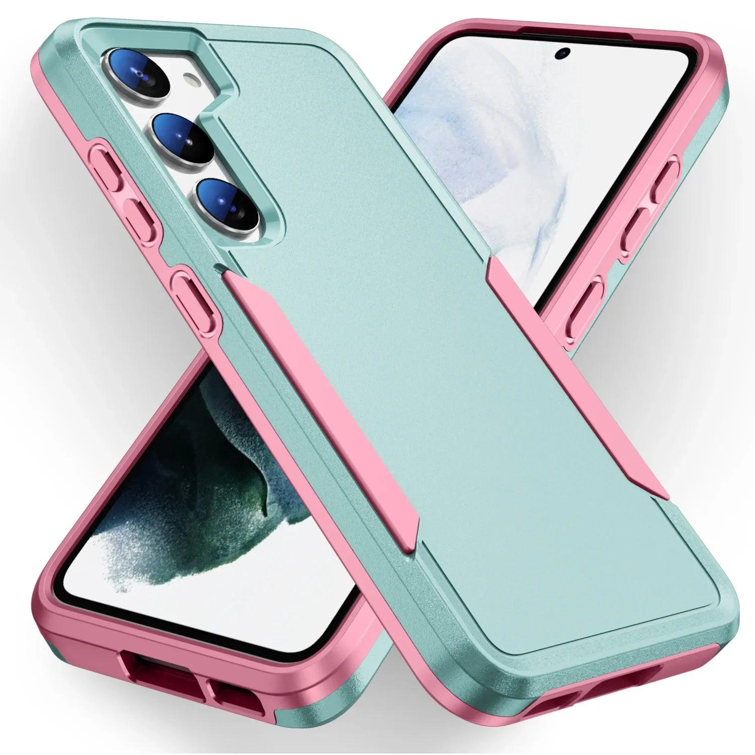 Samsung Galaxy S24 Shockproof Case - Heavy Duty Anti-Slip Protective Phone Cover for Everyday Use, Outdoor Activities & Travel