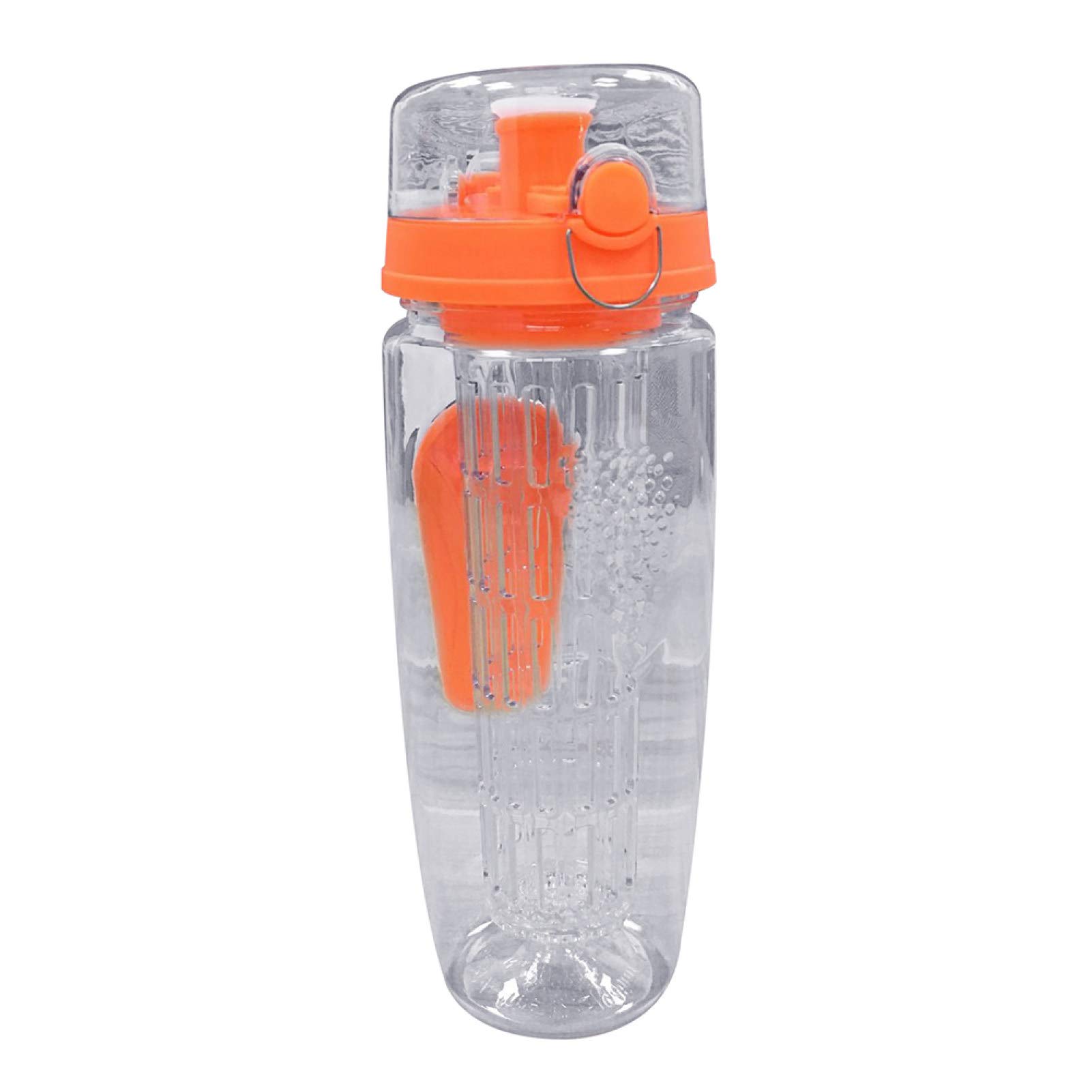 Premium Fruit Infuser Water Bottle for Adults - BPA Free, Leak Proof, Anti-Slip Grip - Perfect for Gym, Travel & Sports - Orange
