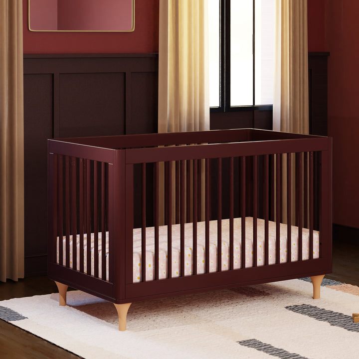 Babyletto Lolly 3-in-1 Convertible Crib with Toddler Bed Conversion Kit - Safe Modern Nursery Furniture for Newborn to Toddler Transition - Perfect for Small Spaces & Gender-Neutral Nursery Decor