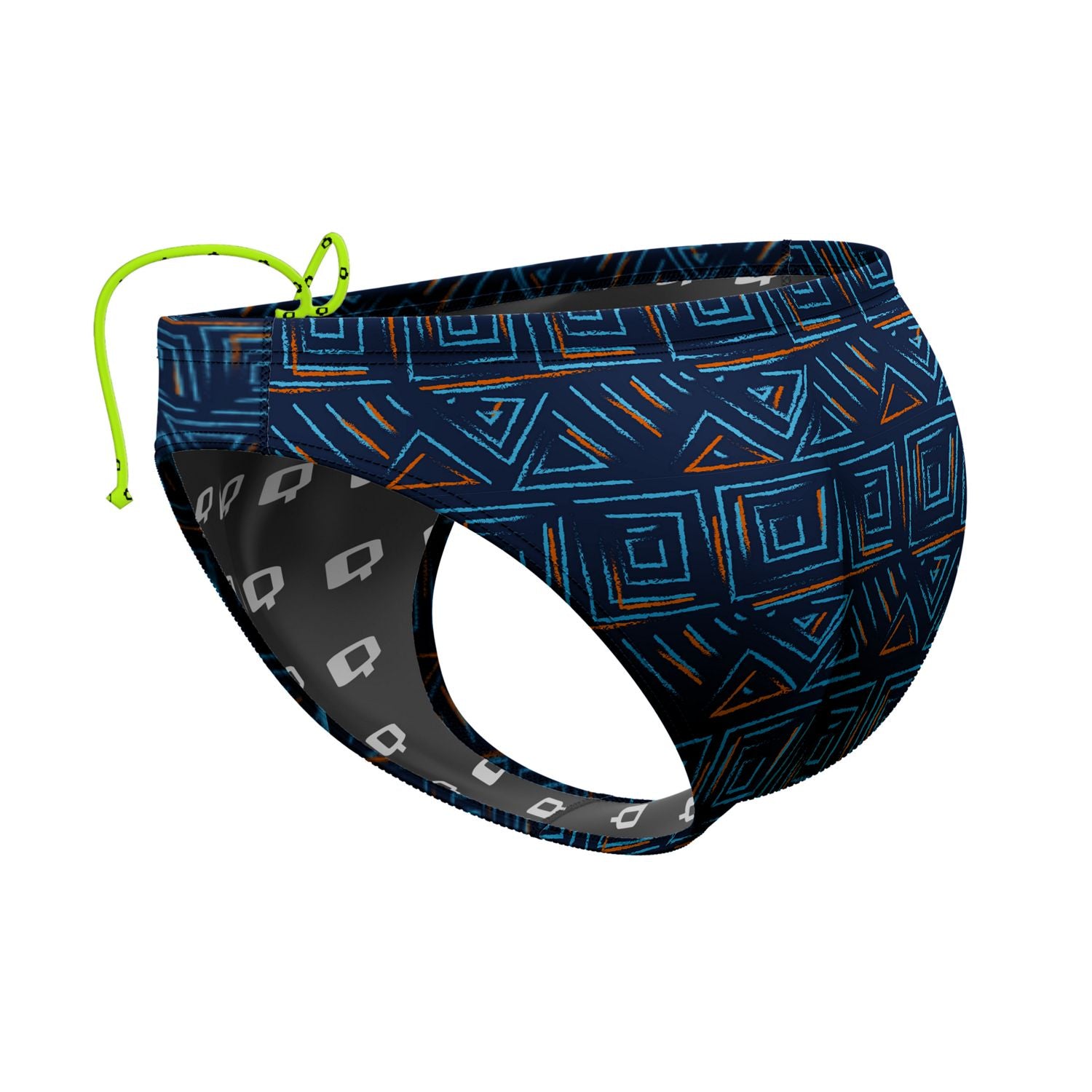 True Blue Water Polo Brief Swimwear - Men's Competitive Swim Trunks for Water Polo & Swimming - Perfect for Pool, Beach & Training