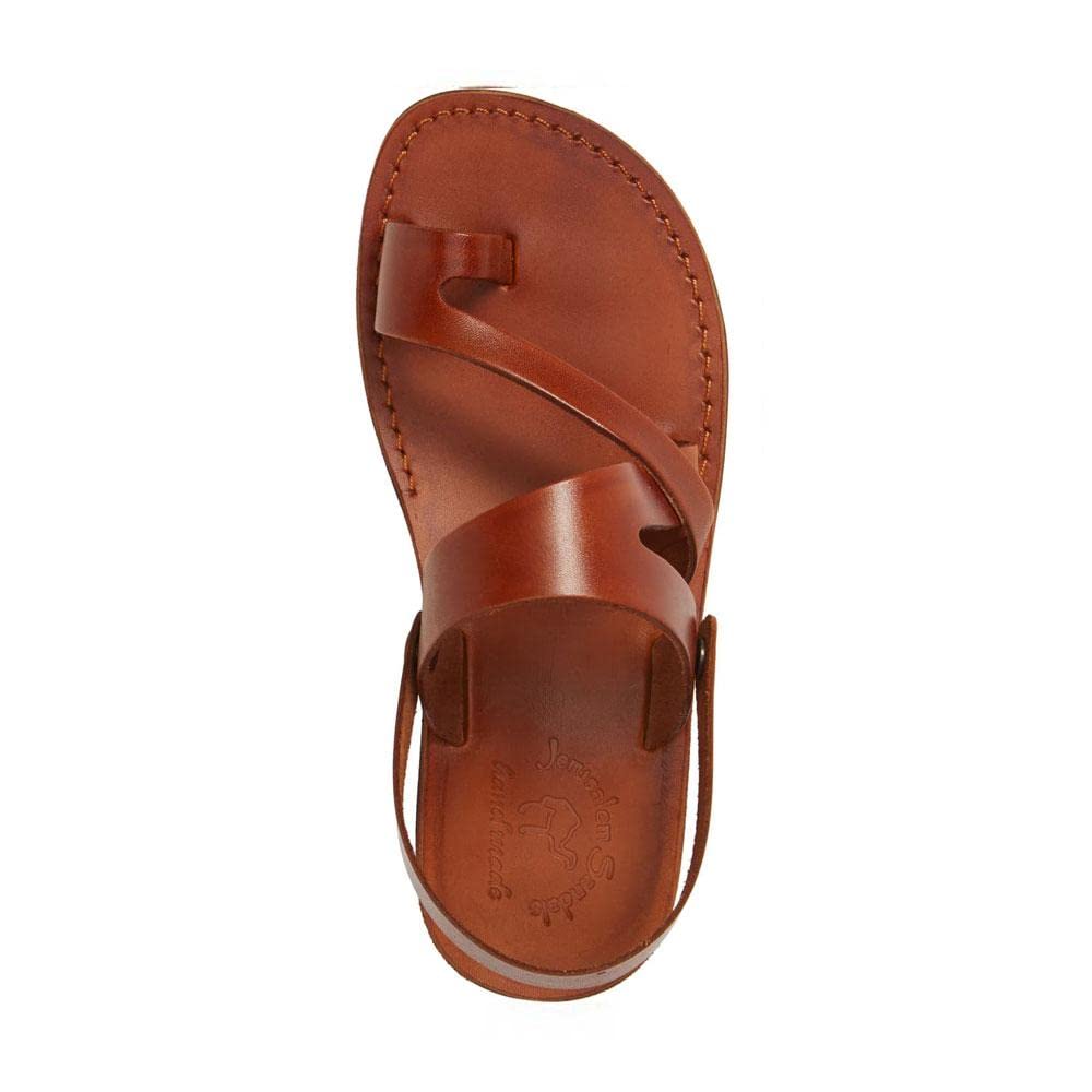 Benjamin Men's Leather Slingback Sandals - Comfortable Casual Summer Shoes for Beach, Travel & Outdoor Activities