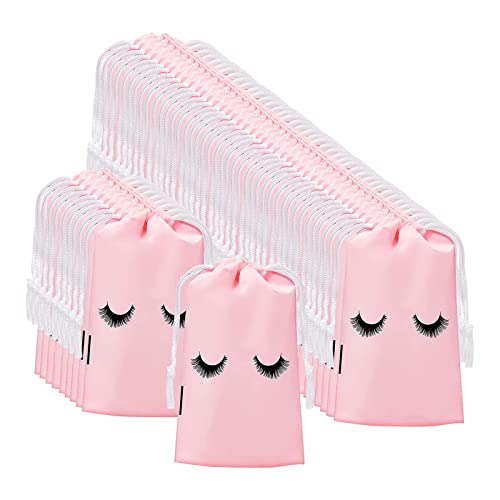 Menolana 50 Pack Pink Travel Toiletry Bags 15x20cm - Waterproof Cosmetic Pouches for Makeup, Toiletries & Travel Essentials | Perfect for Vacations, Gym, Business Trips & Daily Organizing