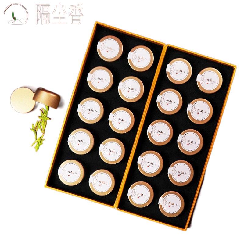 Premium Longjing Tea 2021 First Flush - Top Grade Dragon Well Green Tea, Early Spring Harvest, Fragrant Bean Aroma, Gift Tin Box - Perfect for Holiday Gifts, Corporate Presents & Relaxing Afternoon Tea Moments