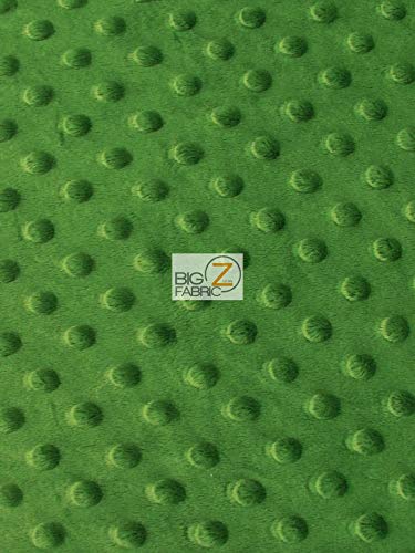Hug-Z™ Soft Dimple Dot Minky Fabric by The Yard - Premium DIY Baby Blankets, Nursery Decor, Cozy Clothing & Snuggle Material (Mint Green) | Perfect for Sewing Projects, Swaddles, Plush Toys & Home Decor