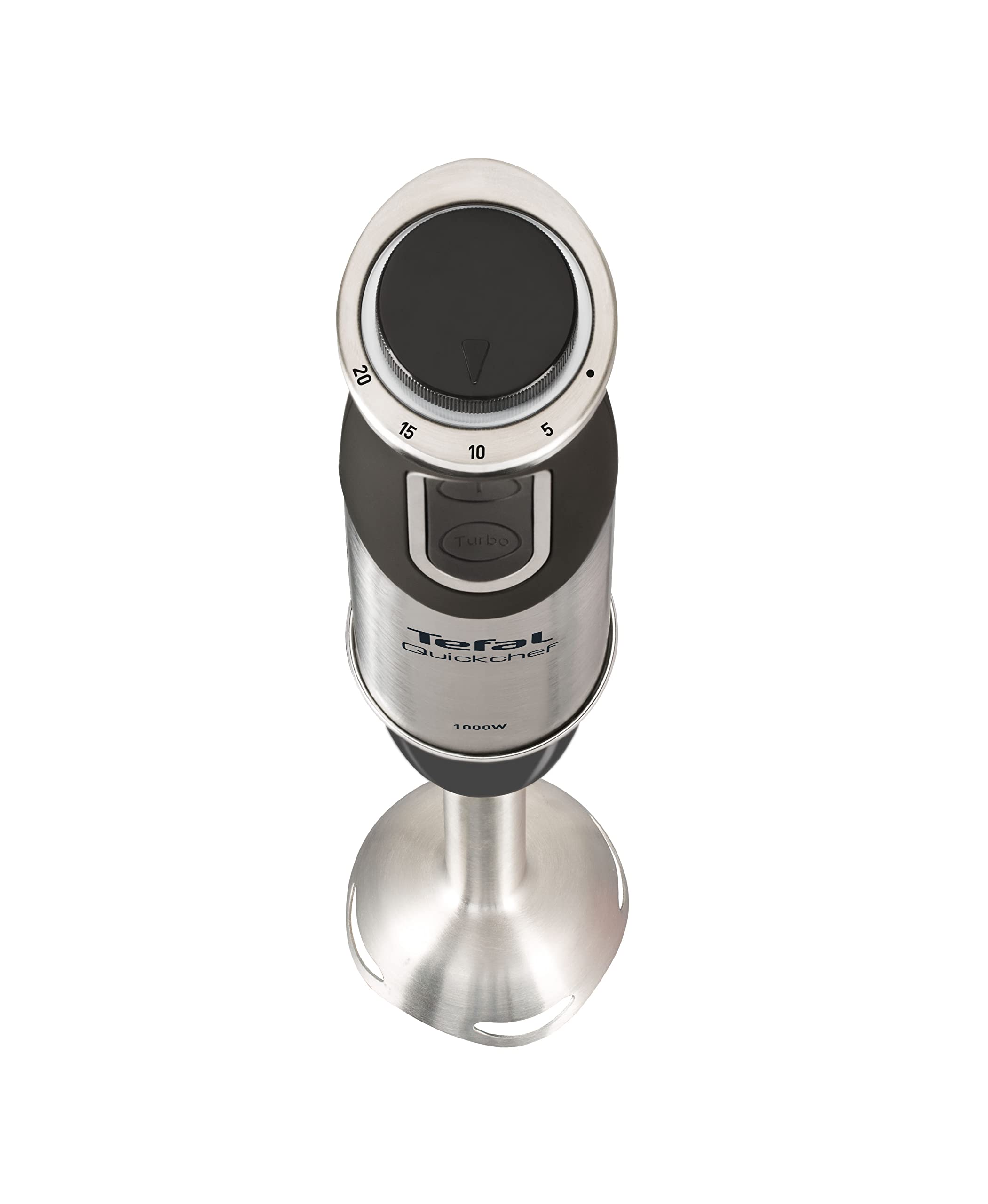 Tefal HB6588 1000W Immersion Hand Blender with 0.8L Stainless Steel Container - Powerful Stick Blender for Smoothies, Soups & Baby Food - Black Stainless Steel Design - Perfect for Kitchen & Home Cooking