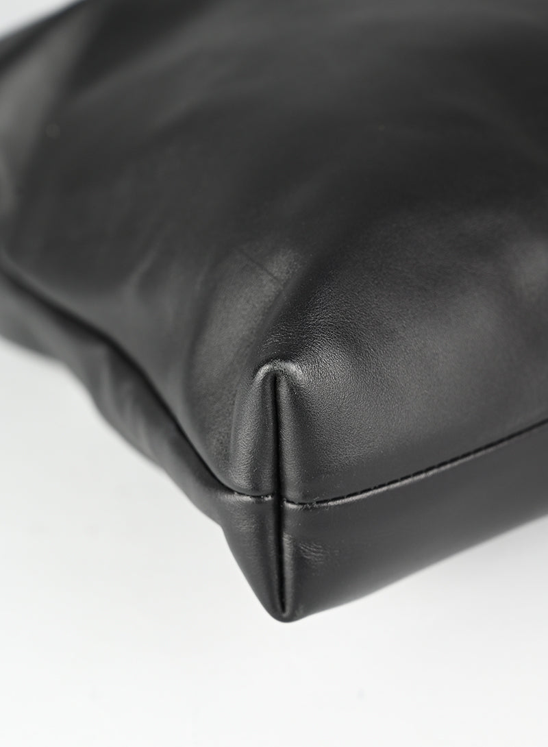 Miu Miu Black Soft Leather Maxi Bag for Women - Luxury Large Shoulder Tote Handbag Perfect for Work, Travel & Everyday Use