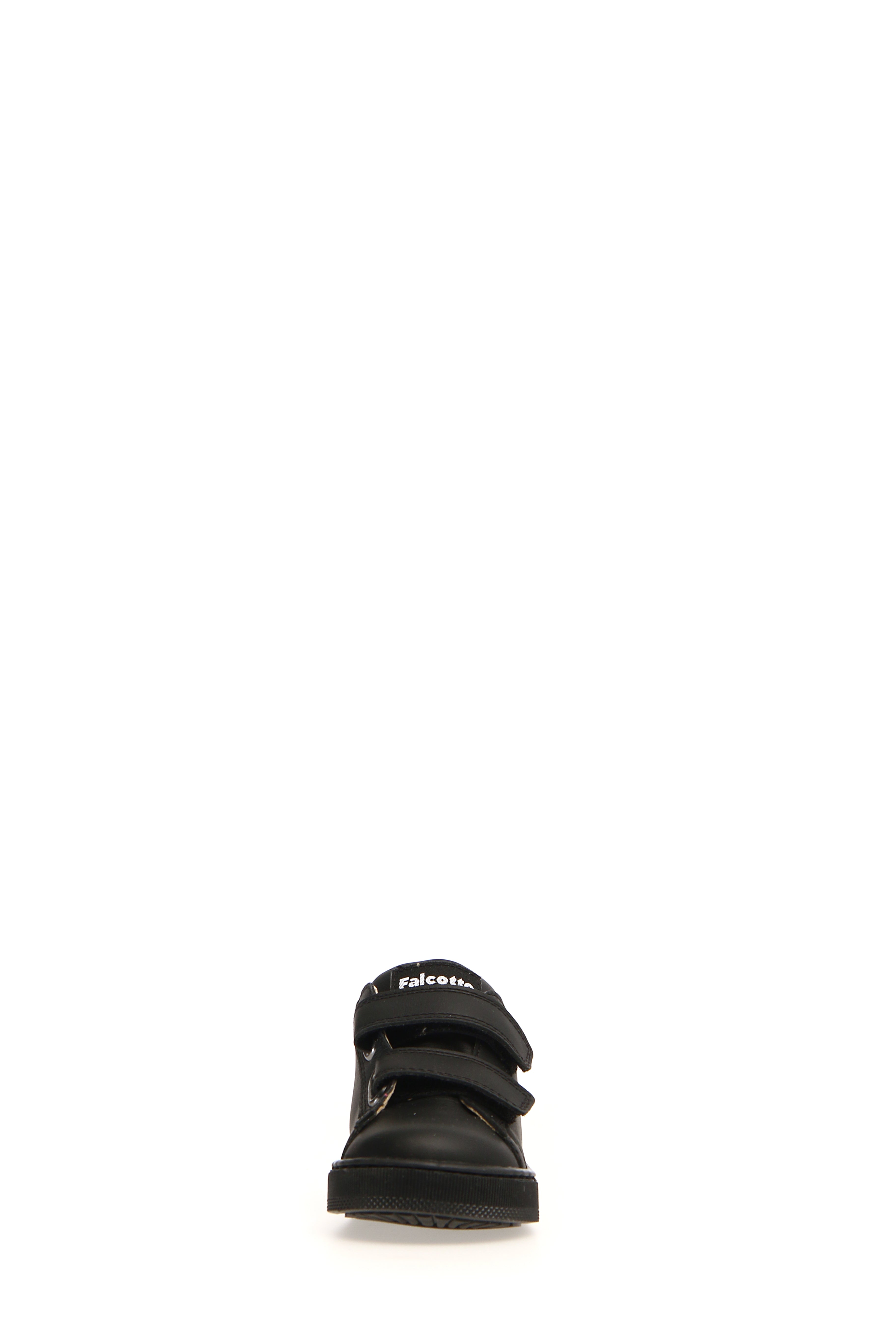Falcotto Kids' Leryn Calf Sneakers for Boys and Girls - Comfortable Black/Taupe Casual Shoes for School, Play & Everyday Wear