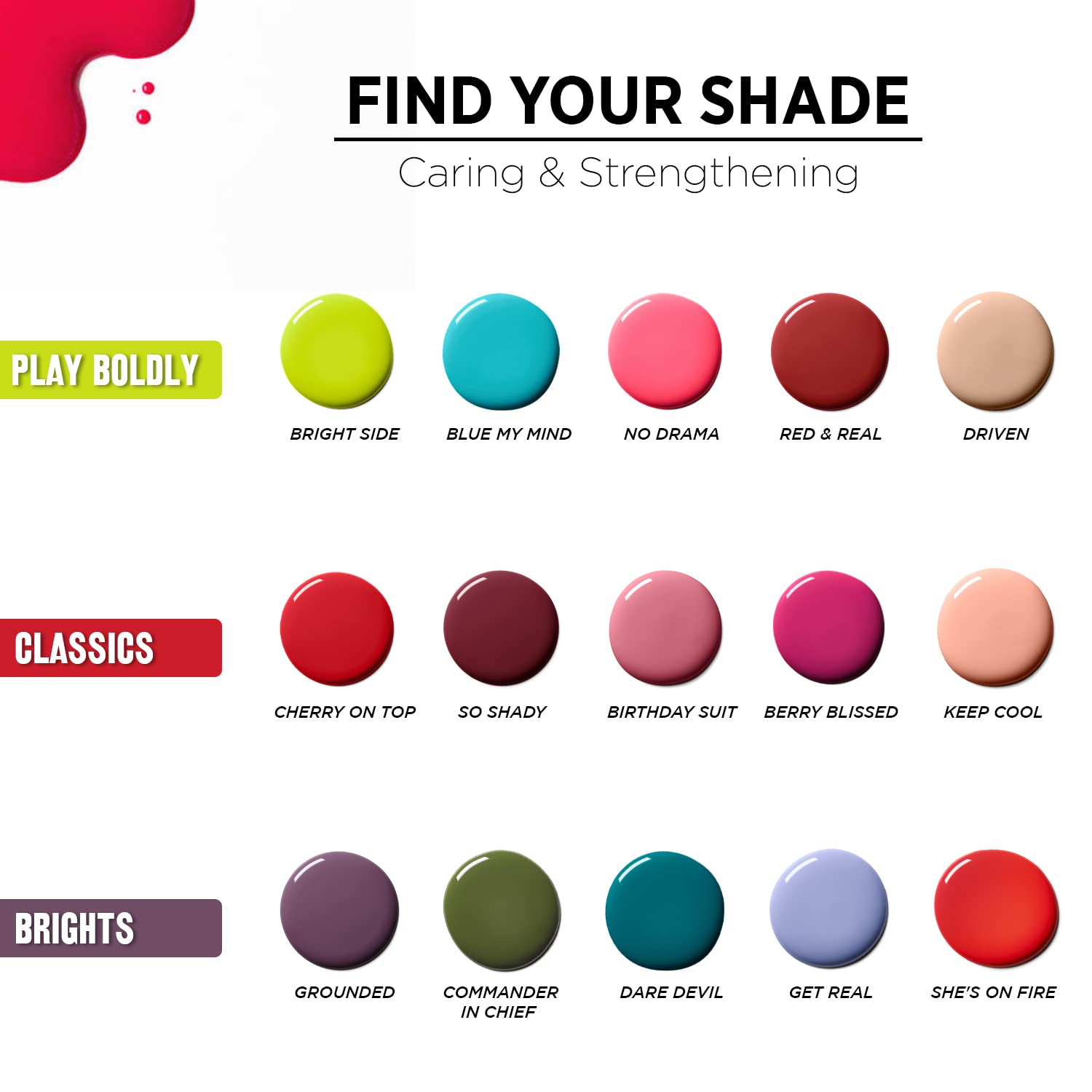 REVLON Ultra HD Snap Nail Polish - Cherry On Top 8ml | Natural Rich Glossy Finish, Vegan & Cruelty-Free Formula, No Base/Top Coat Needed | Perfect for Everyday Wear, Special Occasions & DIY Manicures