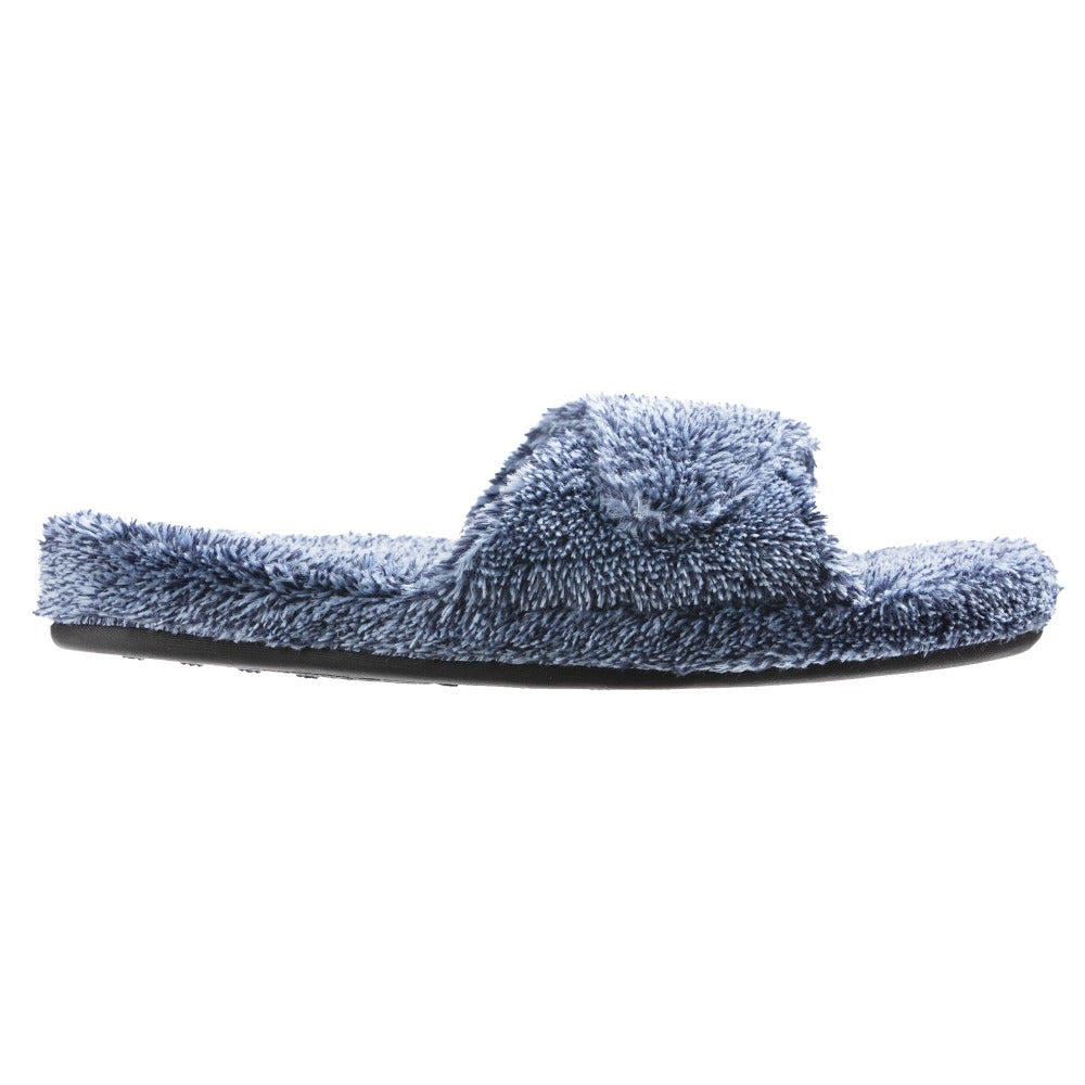 Women's Adjustable Spa Slide Slippers with Cloud Contour® Cushioning - Soft House Slippers for Relaxation, Lounging & Post-Spa Comfort