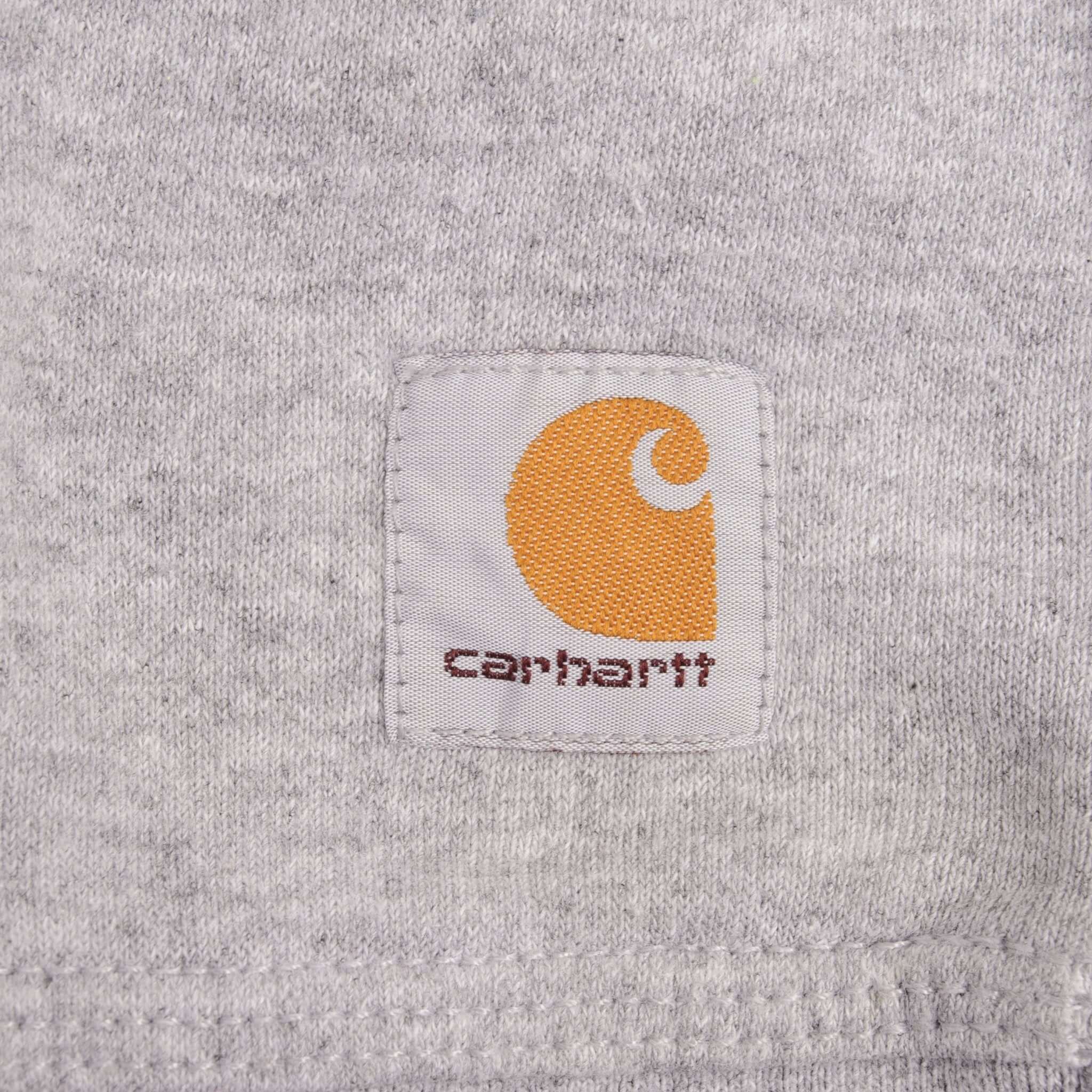 Carhartt Quarter Zip Grey Sweatshirt for Men - Size Large | Comfortable & Durable Workwear for Outdoor Activities & Casual Wear