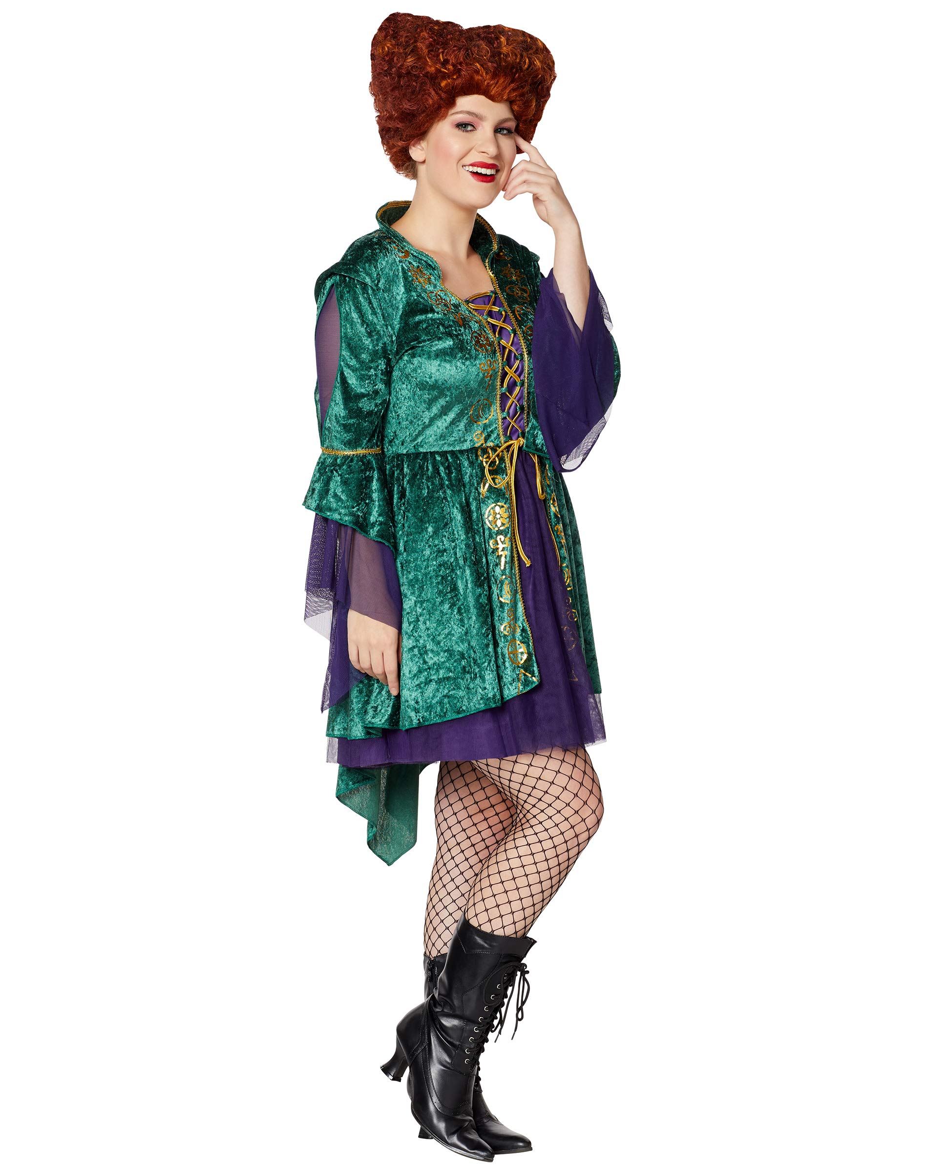 Hocus Pocus Winifred Sanderson Dress - Adult Witch Costume for Halloween & Cosplay