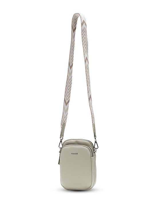 Tosca TH054 Mini Utility Phone Bag Light Green - Compact Crossbody Pouch for Everyday Essentials, Travel & Outdoor Activities