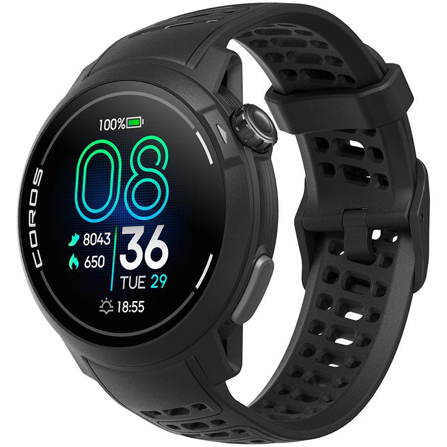 Coros Pace 2 GPS Running Watch with Nylon Band - Lightweight Smartwatch for Runners, Accurate Heart Rate & GPS Tracking - Perfect for Marathon Training, Trail Running & Outdoor Sports