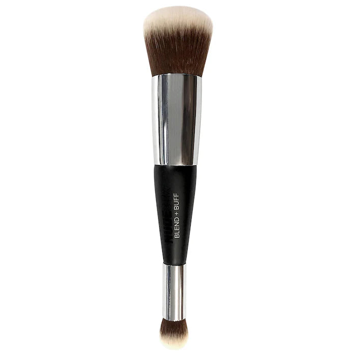 NUDESTIX Brocha Blend & Buff Makeup Brush - Soft Bristles for Flawless Foundation & Concealer Blending | Perfect for Everyday Makeup & Professional Use
