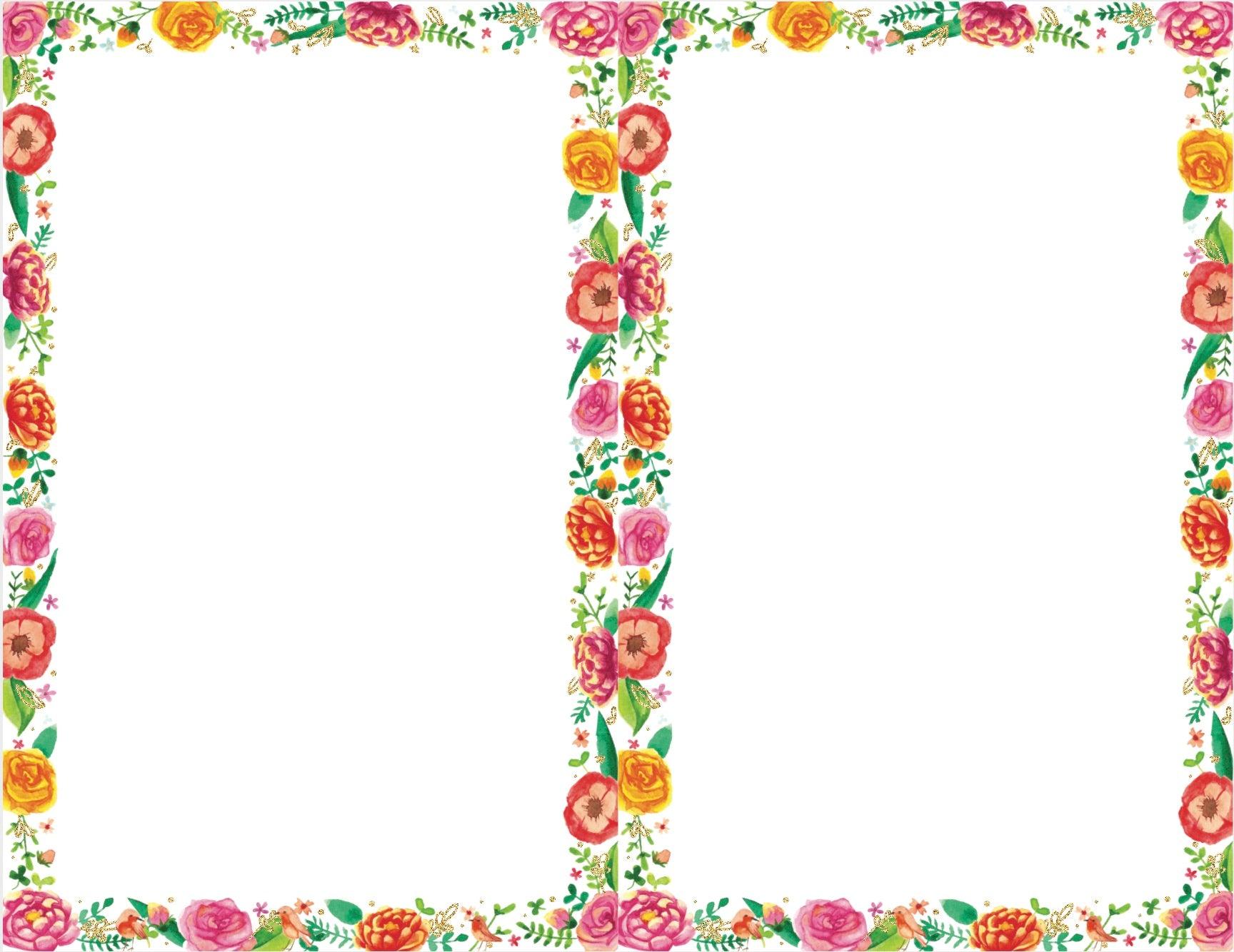 Floral Bordered Shipping Labels - Waterproof Self-Adhesive Mailing Labels for Packages, Envelopes & Boxes - Perfect for Etsy Sellers, Small Businesses & Home Organization