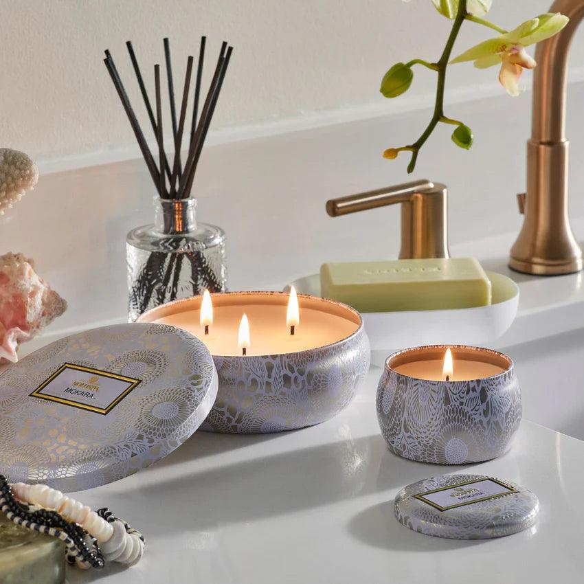 Premium Mokara Reed Diffuser Set - Long-Lasting Aromatherapy Essential Oil Diffuser with Natural Rattan Reeds - Perfect for Home, Office, Spa & Gift Giving