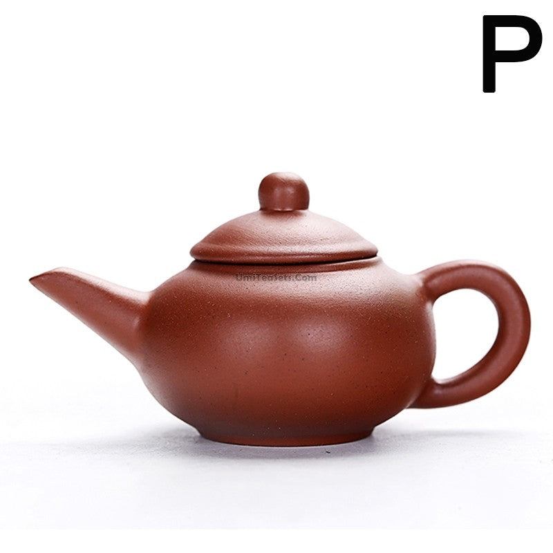 Premium Yixing Purple Clay Mini Teapot - Authentic Chinese Handmade Ceramic Teapot for Gongfu Tea Brewing | Perfect for Home, Office & Tea Ceremonies