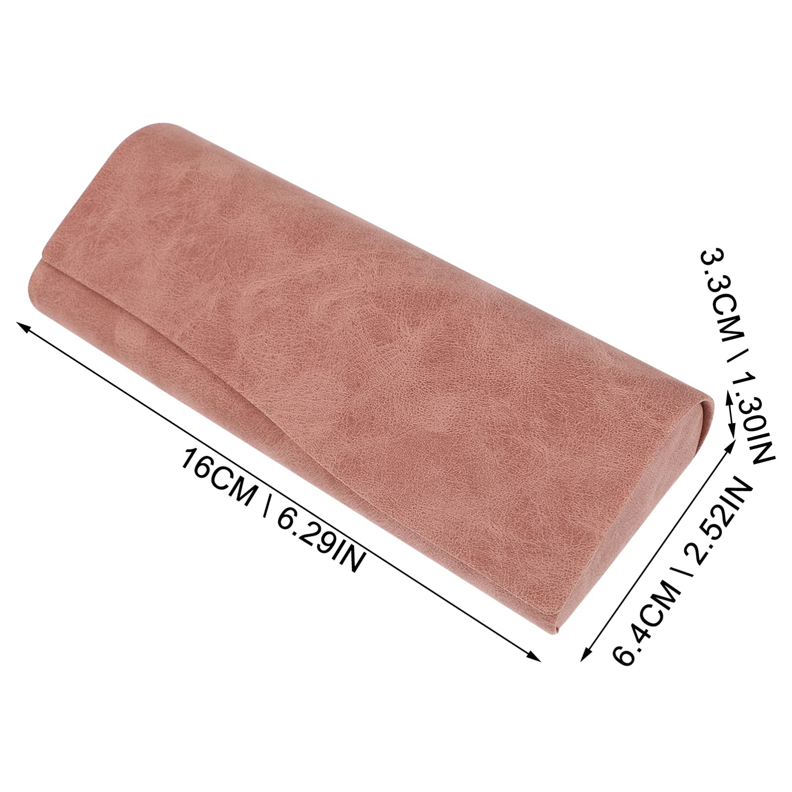 Healifty 3-Piece Hard Shell Glasses Case Set - PU Leather Eyeglass Holder with Water-Resistant Fabric for Sunglasses, Jewelry & Frames - Portable Travel Storage for Men & Women (Perfect for Travel, Office & Daily Use)