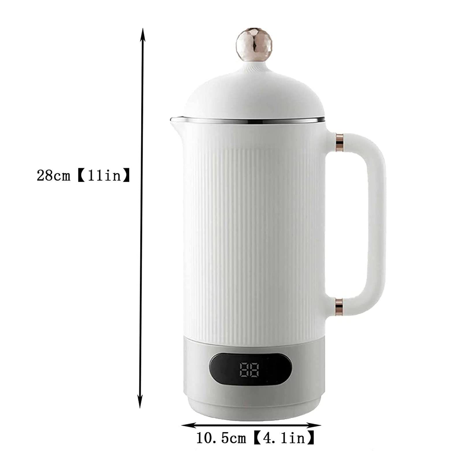 Electric Soy Milk Maker Machine 350ml - Automatic Soybean Milk Blender for Almond, Rice, Cereal, Congee, Porridge, Smoothie & Juice - Perfect for Healthy Breakfast & Homemade Drinks