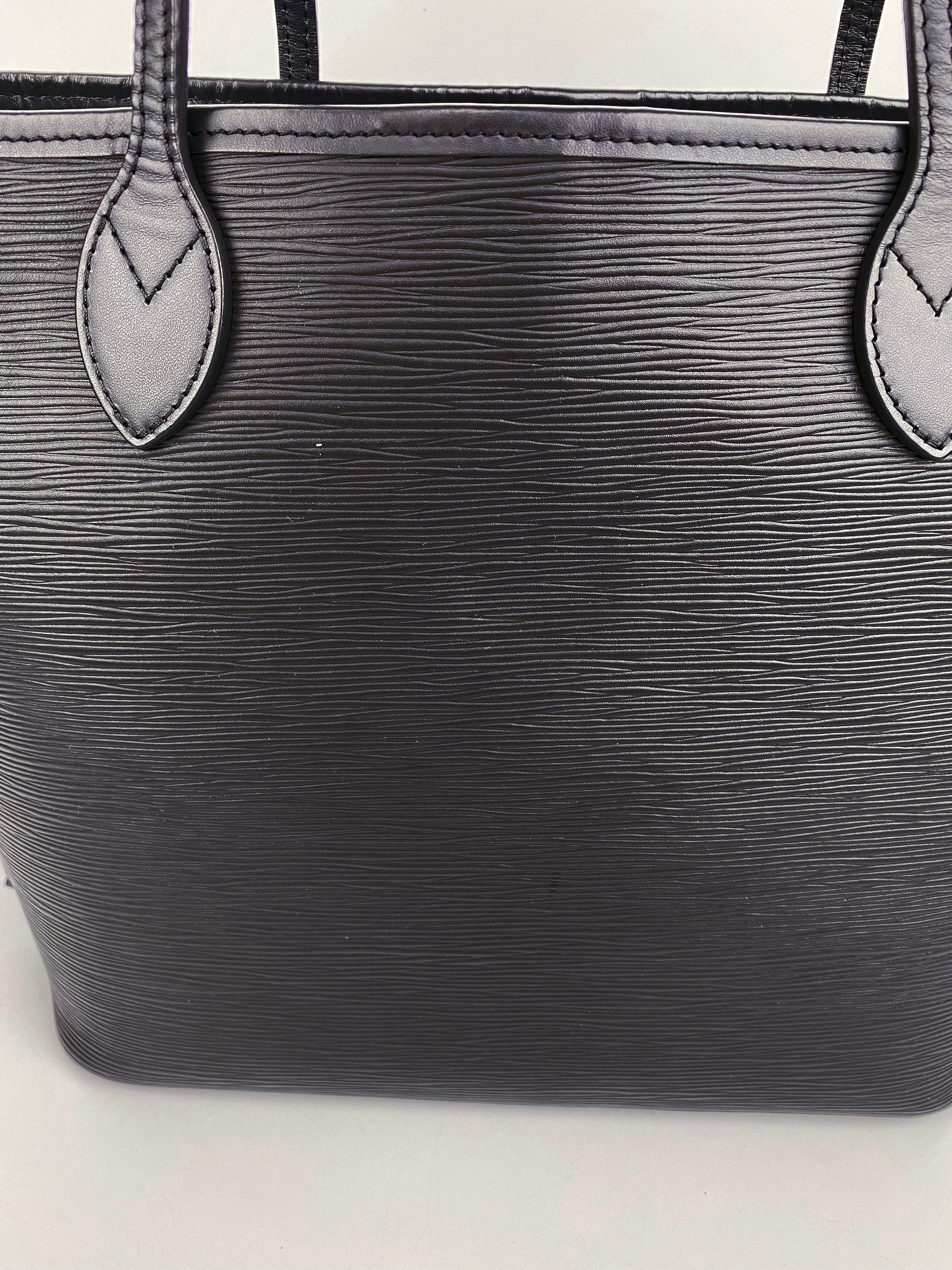 Authentic Louis Vuitton Black Epi Leather Neverfull MM Tote Bag - Luxury Designer Handbag for Women, Perfect for Work, Travel & Everyday Use