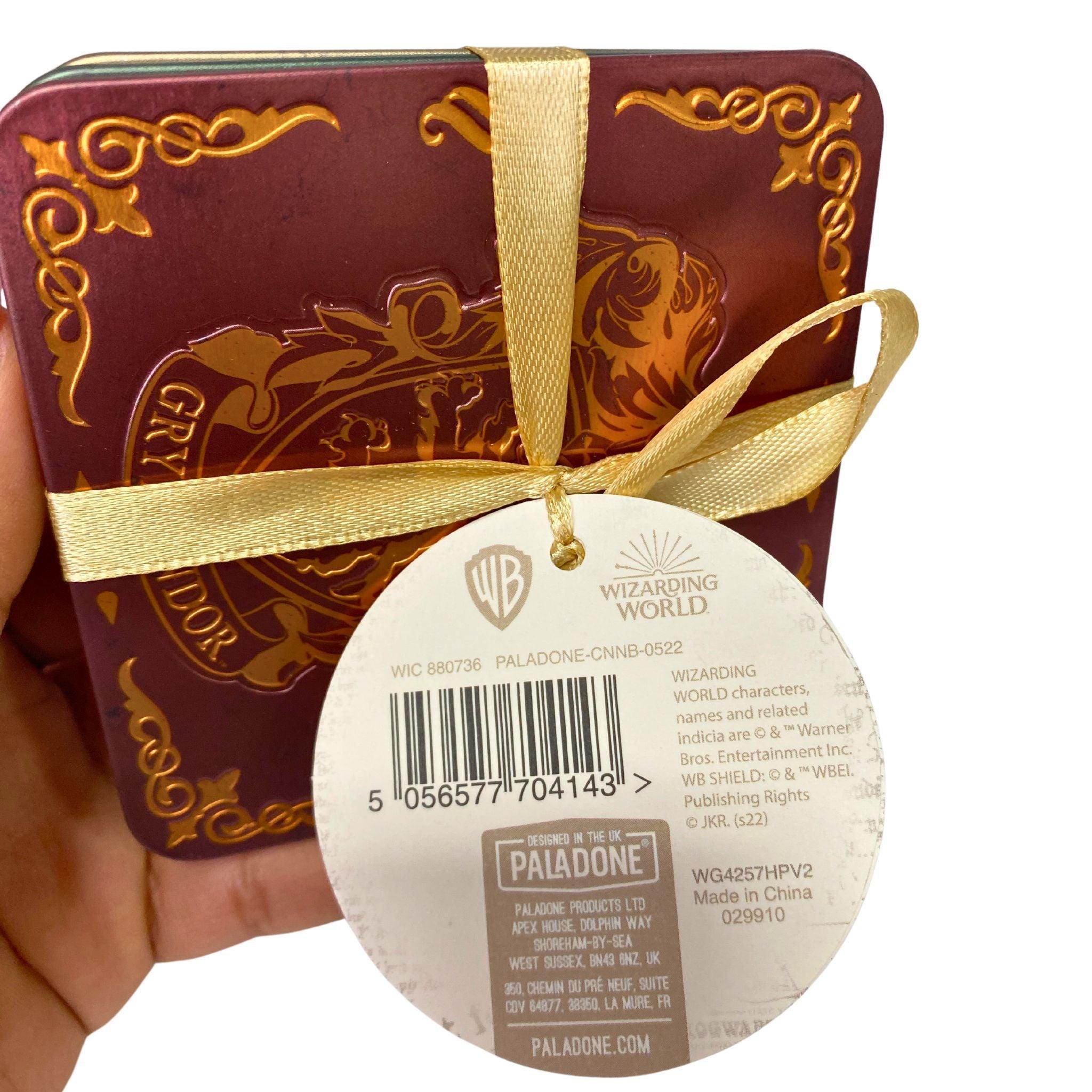 Harry Potter House Crest Coasters Set of 4 - Gryffindor, Slytherin, Hufflepuff & Ravenclaw - 45 Pcs Bulk Pack - Perfect for Home Decor, Movie Nights & Harry Potter Themed Parties