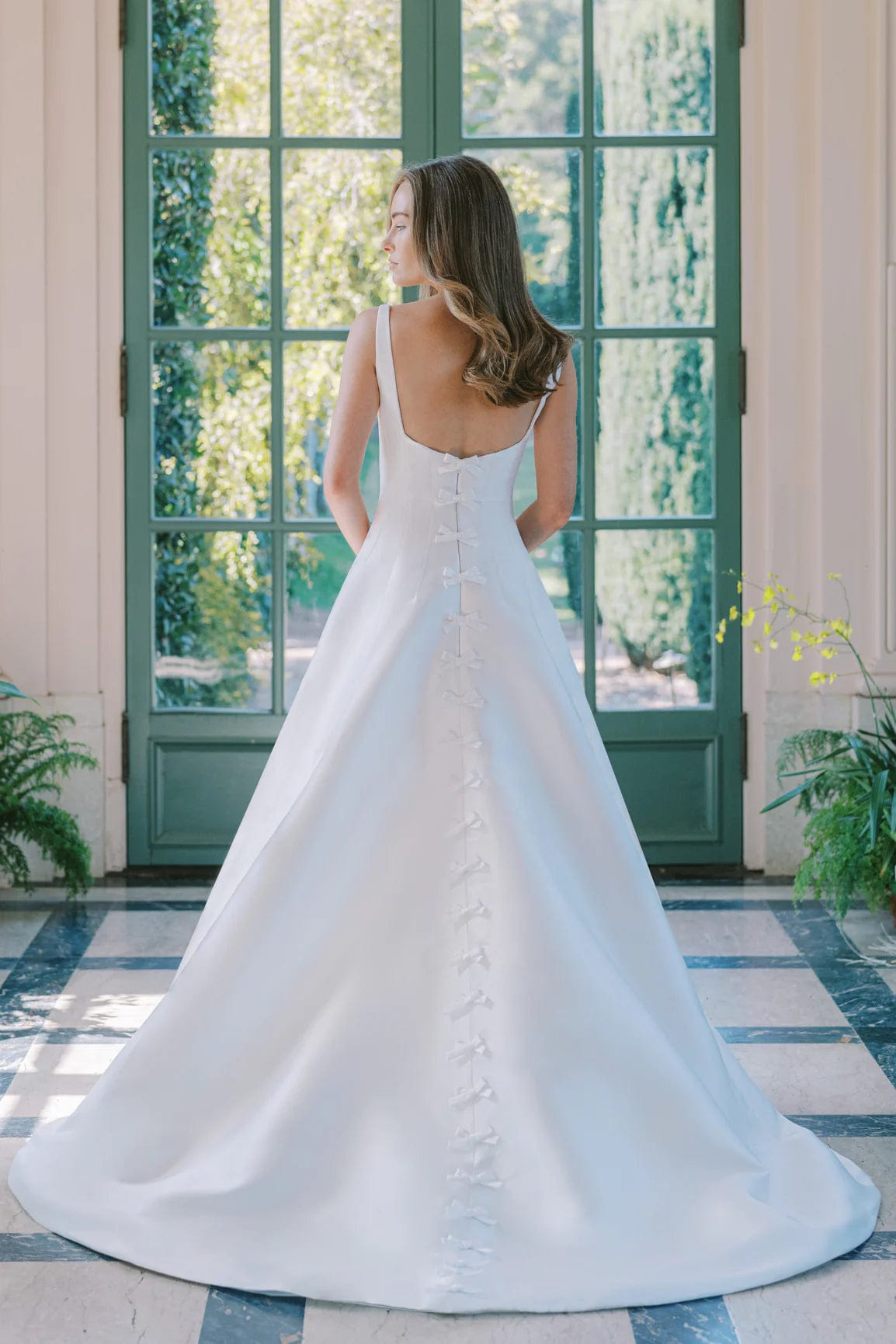 Anne Barge Virtue Blue Willow Wedding Dress - Size 12 for Bridal Ceremony & Formal Events
