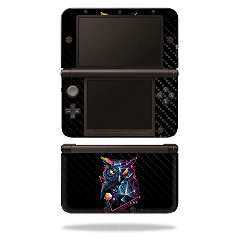 Premium Carbon Fiber Skin for Nintendo 3DS XL (2012-2014 Model) - Outrageous Owl Design | Protective & Durable Textured Finish | Easy to Apply & Remove | Made in USA | Perfect for Gaming Protection & Customization