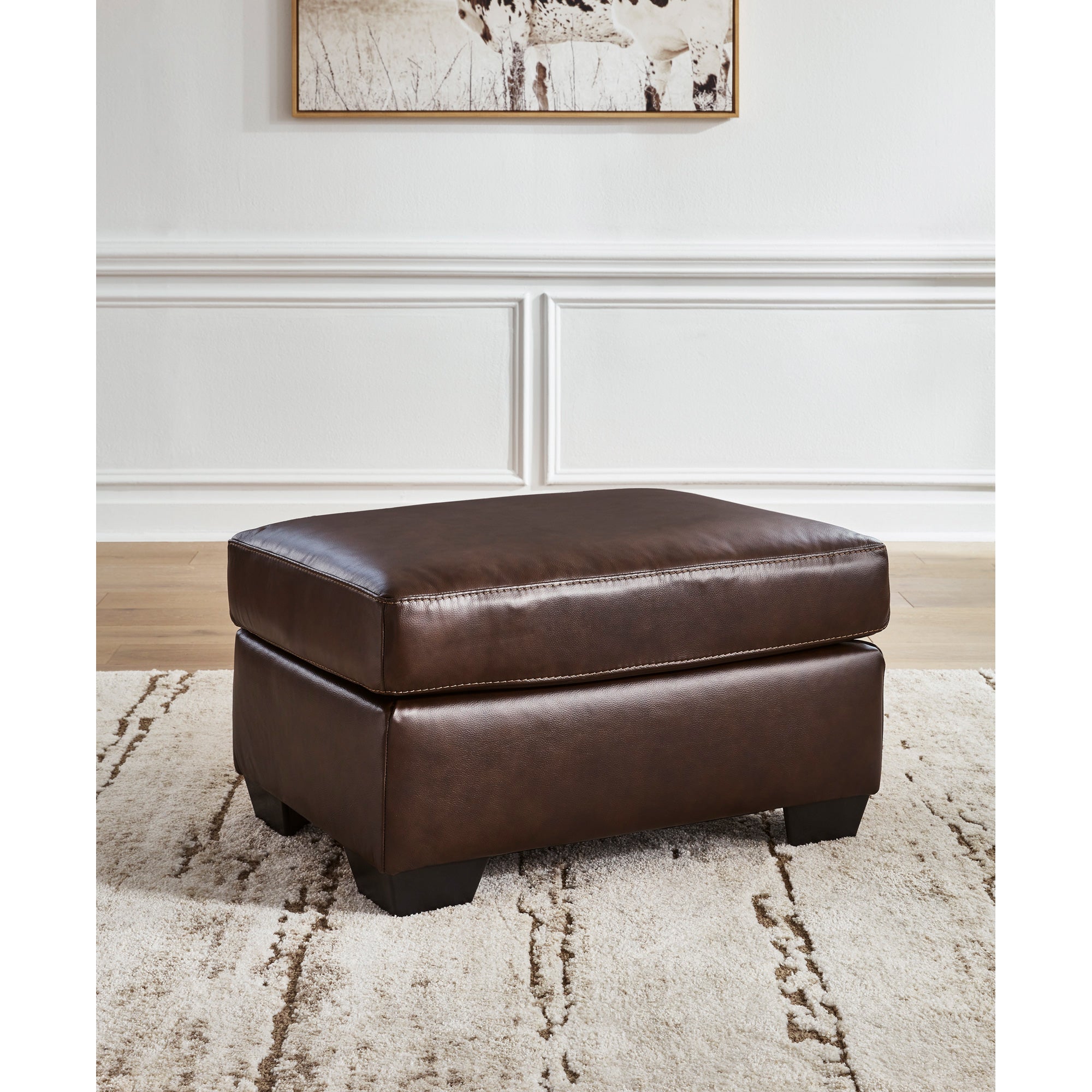 Santorine Ottoman - Modern Round Storage Ottoman with Tufted Top, Perfect for Living Room, Bedroom, or Home Office - Versatile Footrest, Seating & Hidden Storage Solution