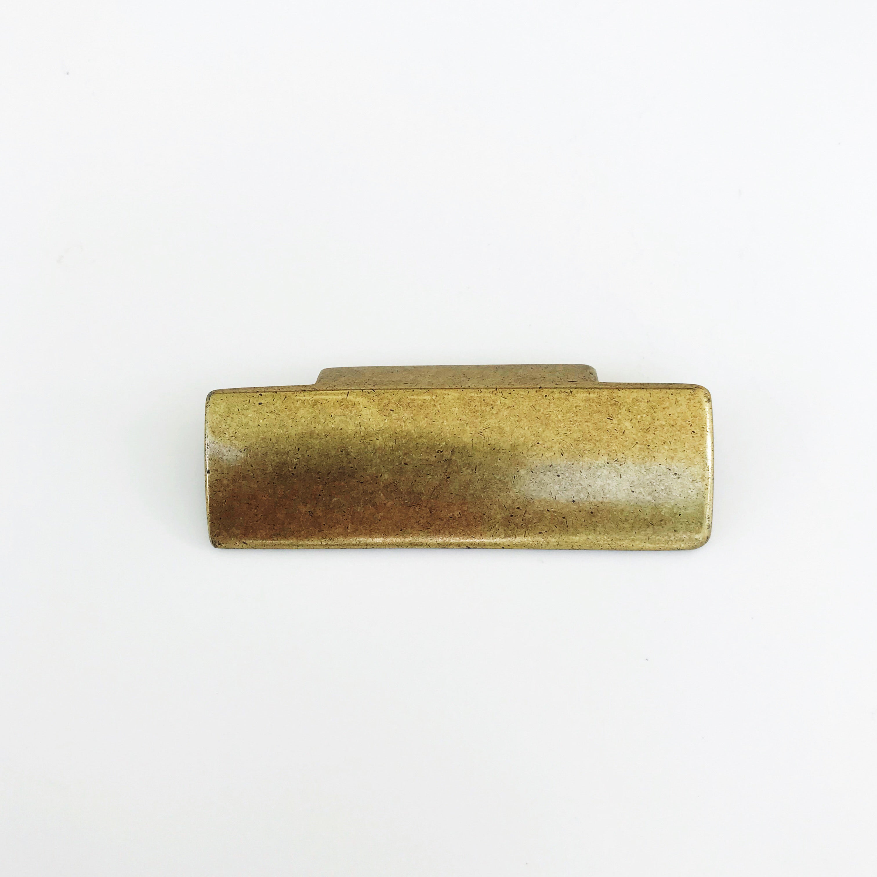 Vintage Aged Brass Rectangular Drawer Pulls - Cabinet Handles for Dressers, Kitchen Cabinets & Furniture (Set of 10) - Durable & Stylish Hardware for Home Renovation & DIY Projects