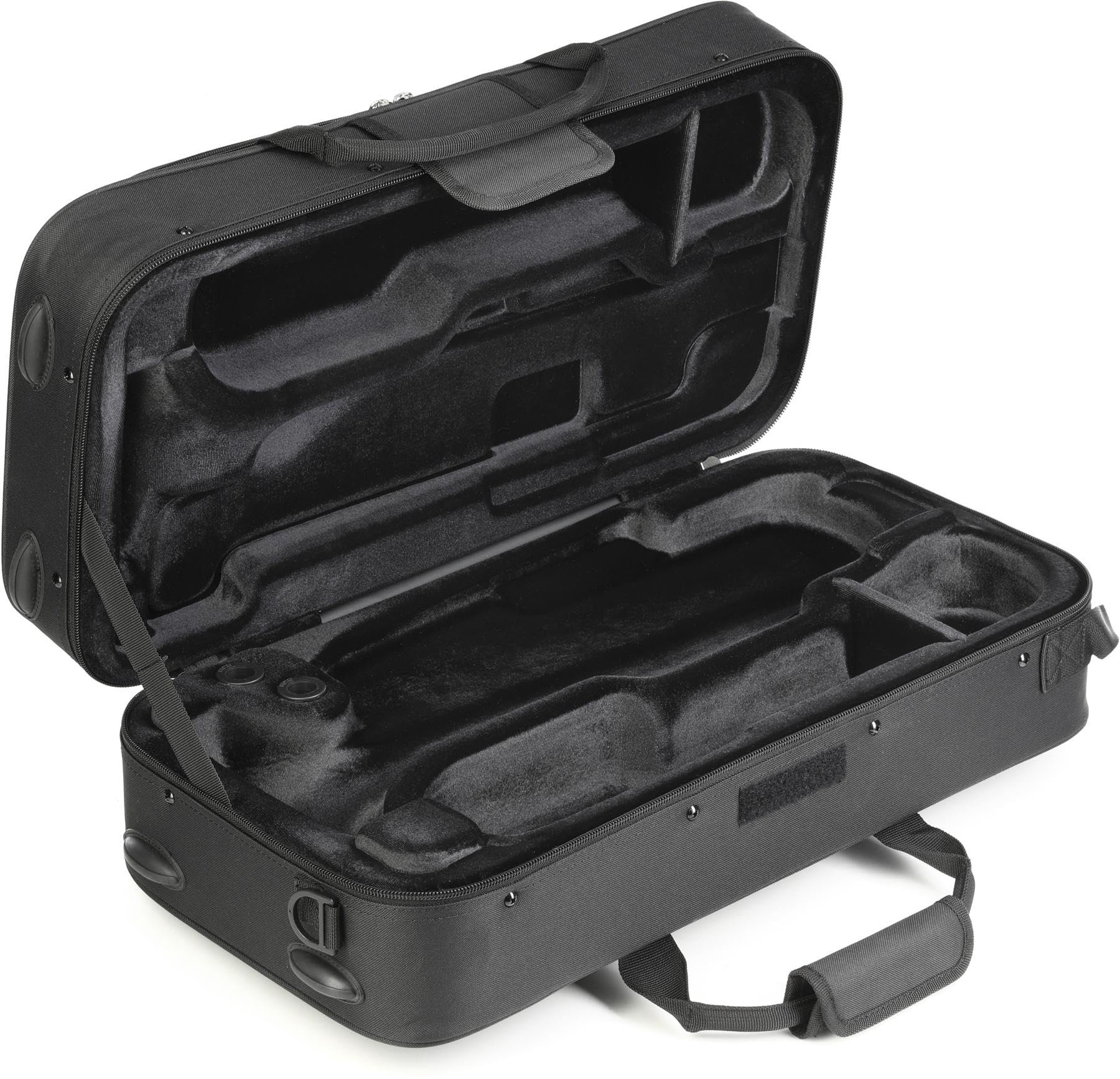 Protec MX301 MAX Trumpet Case with Mute Storage - Durable Black Trumpet Case for Professional Musicians (3-Pack Bundle) - Perfect for School Bands, Music Lessons & Travel Protection