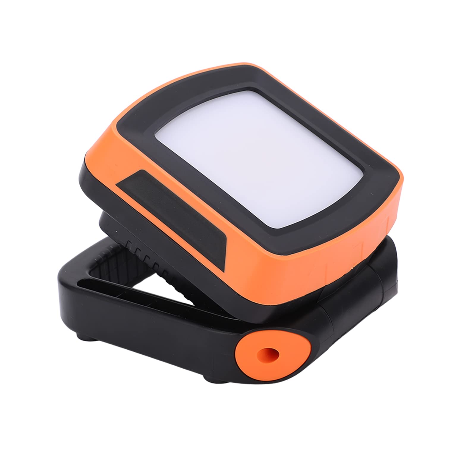 Rechargeable LED Work Light - Portable, Waterproof & Dustproof Orange Flood Light for Cars, Motorcycles & Outdoor Use | Perfect for Camping, Emergency Repairs & Night Work