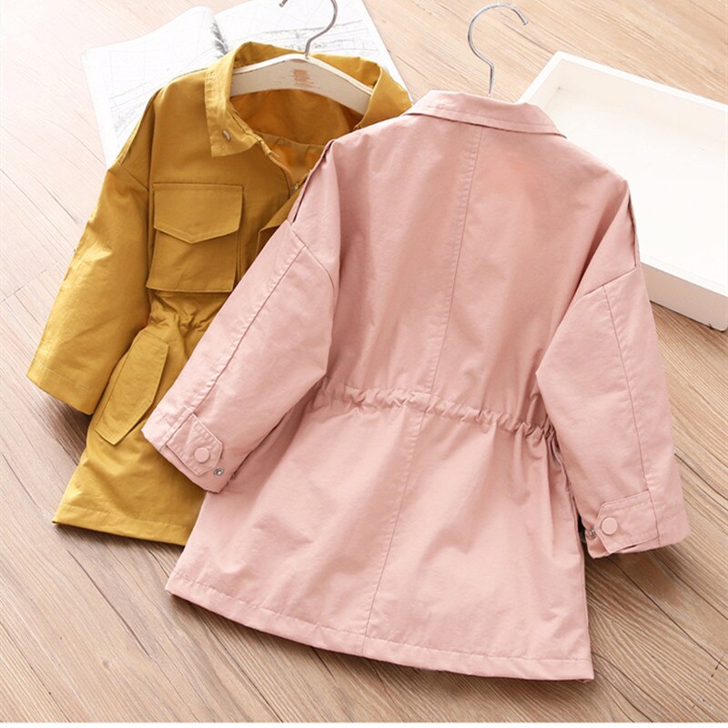 Stylish Baby Girls Hooded Trench Coat - Warm Waterproof Outerwear for Toddler Winter Fashion, Outdoor Play & Photoshoots