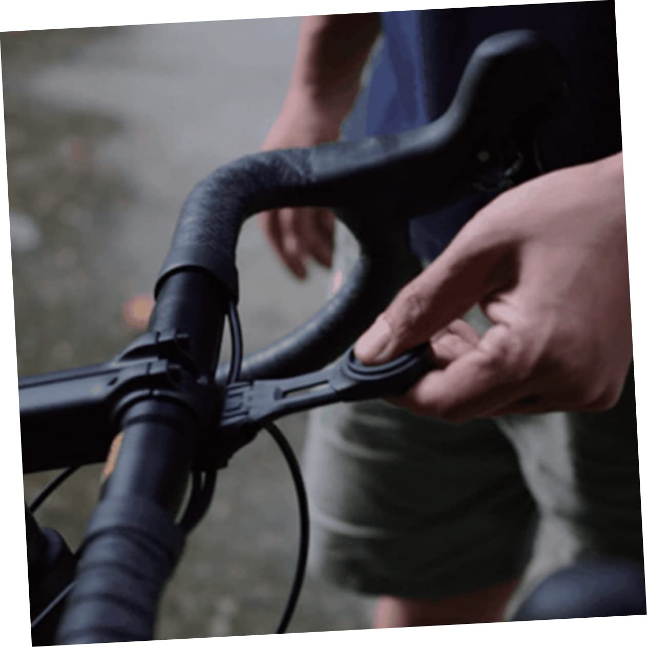 BESPORTBLE Bike Light Holder - Carbon Fiber Handlebar Extension Rod for Bicycle Headlights, GPS, Odometer & Stopwatch | Perfect for Night Riding, Mountain Biking & Commuting