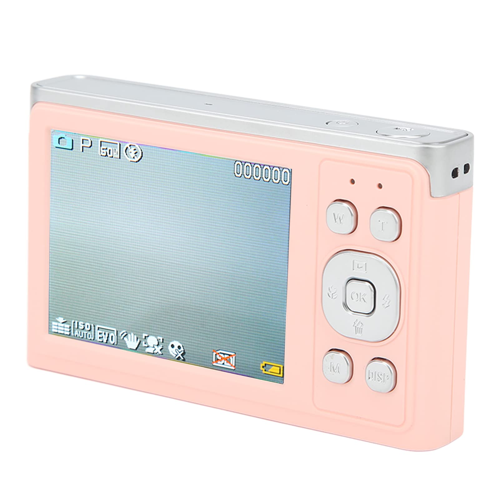 16X Zoom Digital Camera with 2.88in IPS HD Screen - Rose Pink Compact Camera for Macro Photography | Perfect for Travel, Vlogging & Everyday Shooting