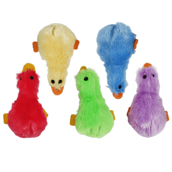 Multipet Duckworth Assorted Dog Chew Toys - Durable & Fun Plush Squeaky Toys for Small & Medium Dogs - Perfect for Playtime, Training & Teething Relief