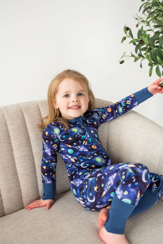 Space Oddity Zip Romper - Stylish & Comfortable Baby Jumpsuit for Playtime & Sleep | Perfect for Daycare, Outings & Photo Shoots