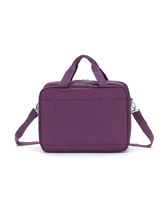 Tosca TCA720 Vega 40cm Tote Cabin Bag in Plum - Stylish Carry-On Luggage for Travel & Business Trips