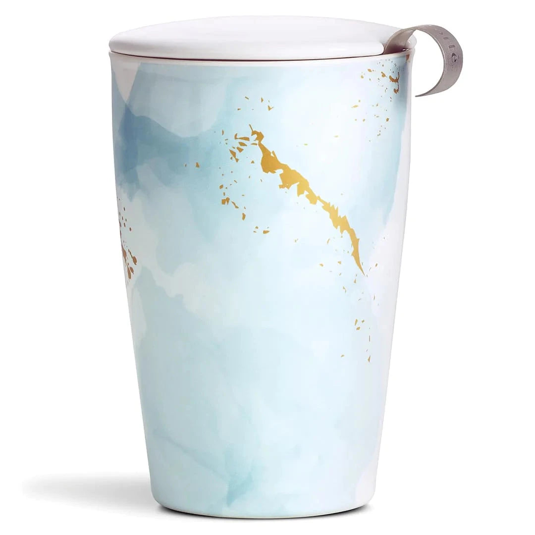 Tea Forte KATI Infuser Cup - Premium Loose Leaf Tea Brewing Mug with Built-in Strainer - Perfect for Home, Office & Gift Giving