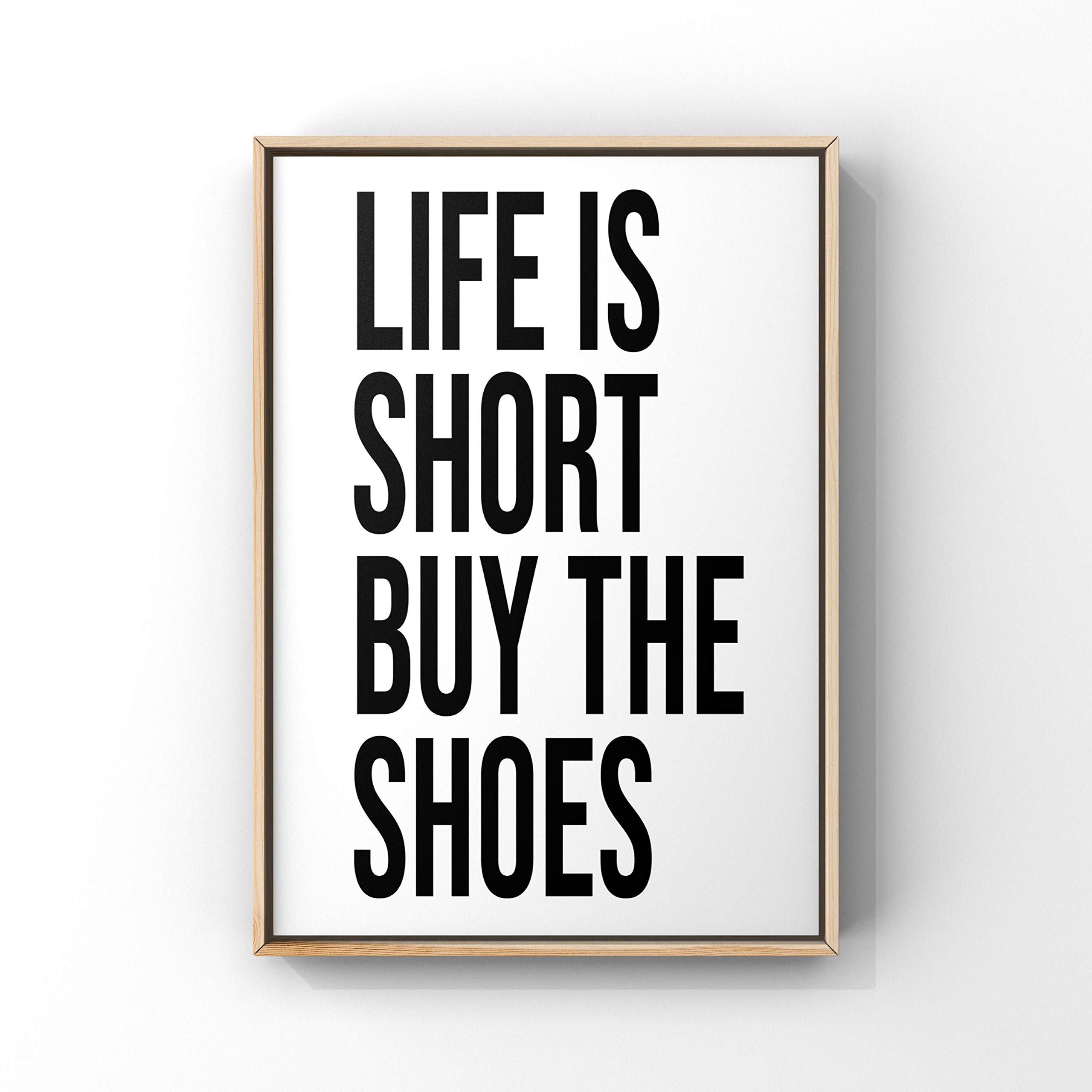 Trending Fashion Wall Art Prints - Prada Marfa & Quote Decor for Bedroom, Best Friend Gift - Perfect for Home Decor, Living Room & Office Wall Art - 