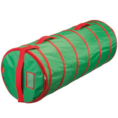 Green and Red Christmas Tree Storage Bag for Artificial Trees - Perfect for Holiday Decor Organization & Storage