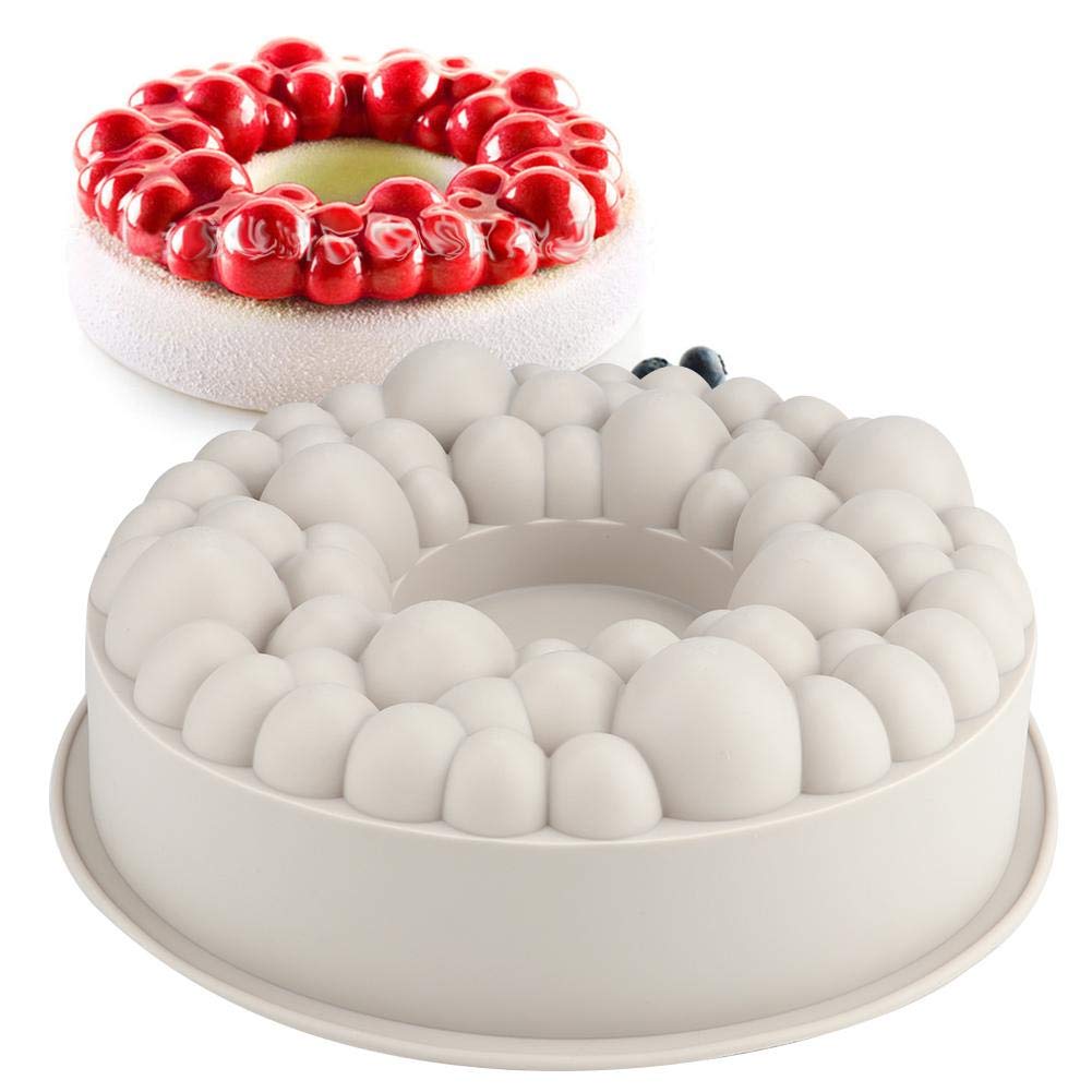 Yosoo Flower Shape Silicone Cake Mold for Baking Bread, Pie, Flan, Tart & Mousse - DIY Dessert Decorating Tool for Home Bakers - Perfect for Birthday Parties, Wedding Cakes & Holiday Treats