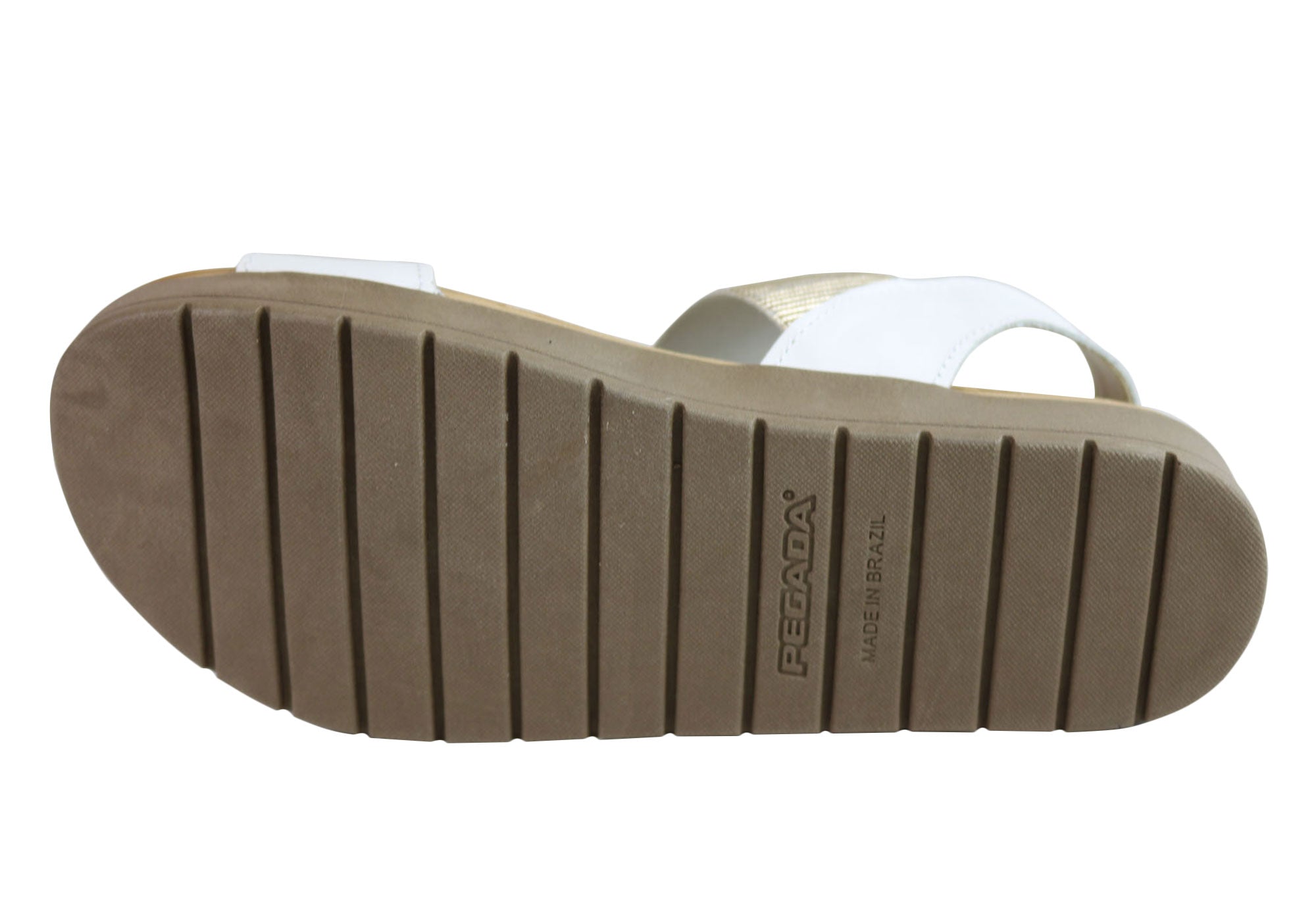 Pegada Rosie Women's Comfort Cushioned Leather Sandals - Handmade in Brazil - Perfect for Beach, Vacation & Summer Outfits