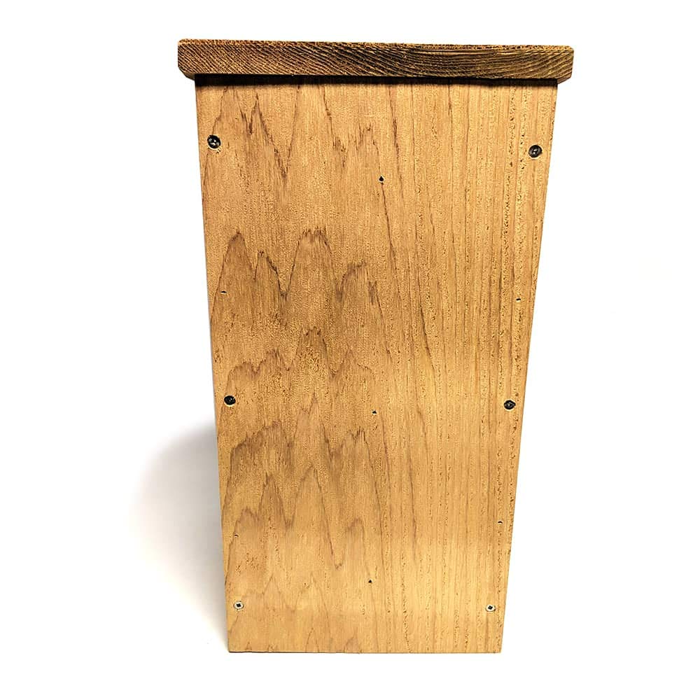 Premium Screech Owl & American Kestrel Nesting Box - Durable Wooden Bird House for Backyard Wildlife - Perfect for Bird Watching & Nature Conservation