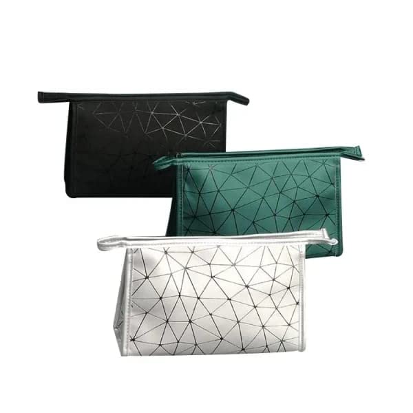 SIDDHI VINAYAK Women's Cosmetic Bag - Waterproof Makeup Pouch for Travel, Multifunctional Storage Organizer with Multiple Pockets | Perfect for Toiletry, Makeup Brushes, Skincare Essentials & Travel Accessories