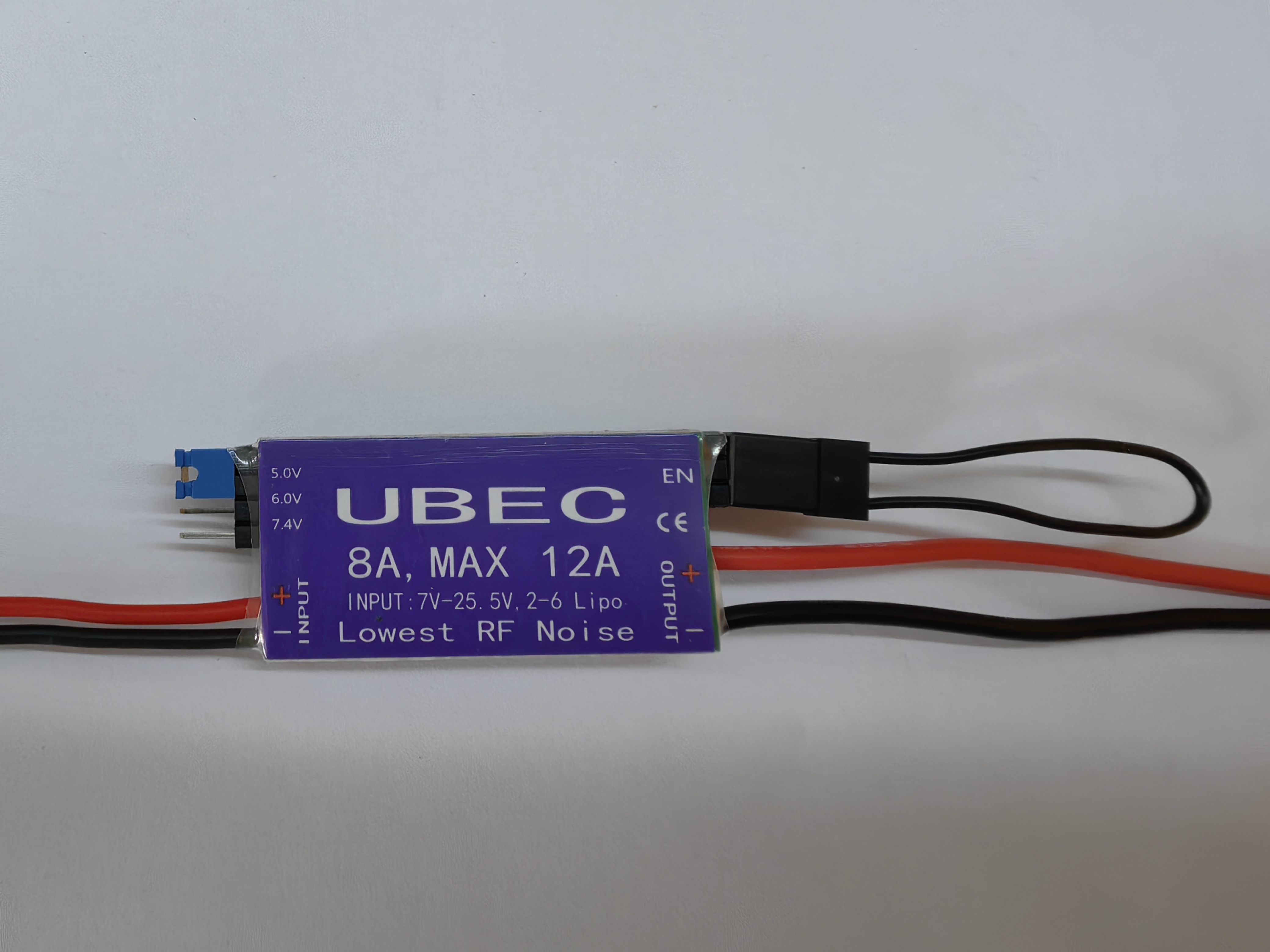 TenRC High Efficiency 4A/6A/8A Output External UBEC Module for RC Models & Receivers - Stable Power Supply for ESC Performance in Drones, RC Cars & Airplanes
