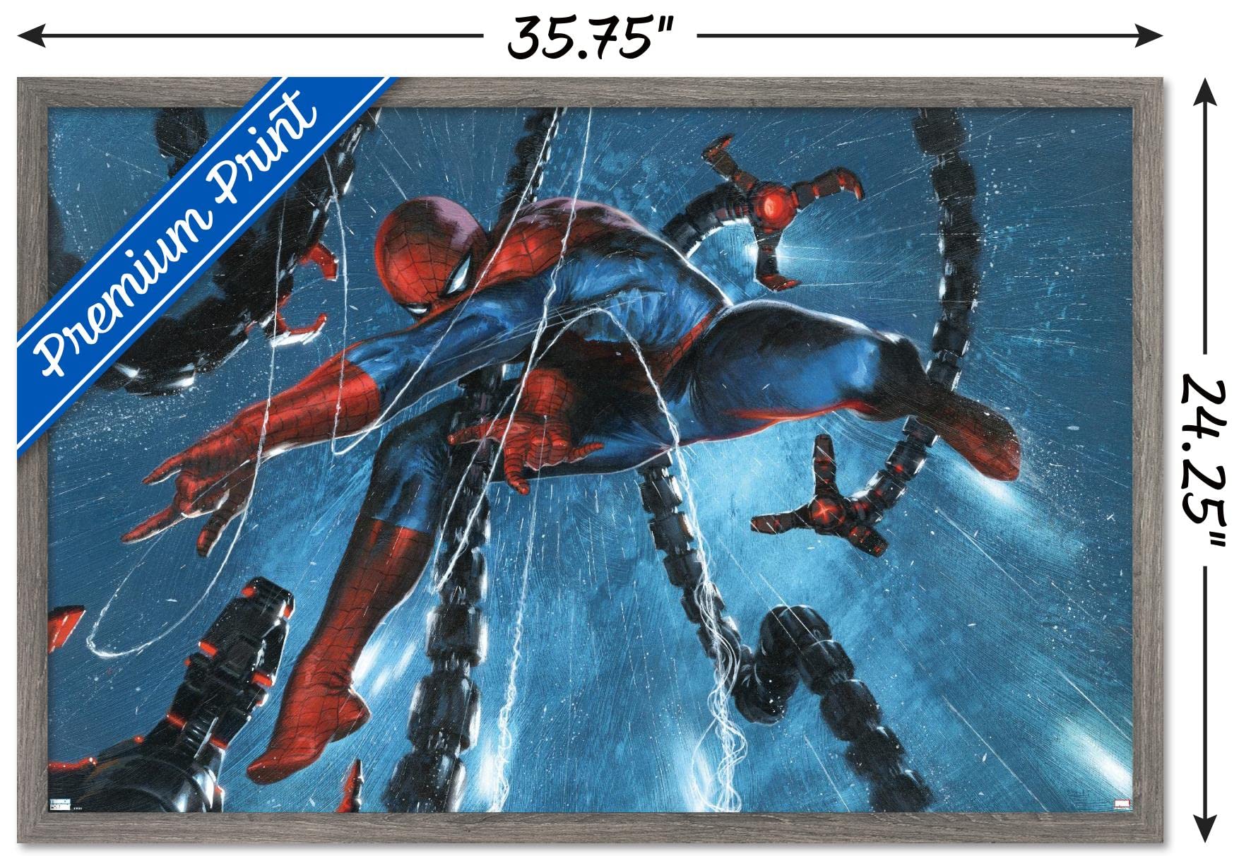 Marvel Comics Spider-Man vs Doctor Octopus Rain Cover Wall Poster - 34