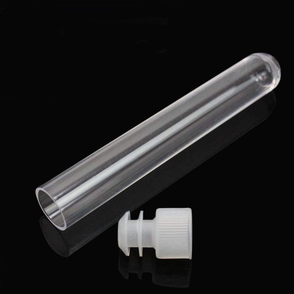 4-Piece Transparent Plastic Sewing Needle Storage Container - 75mm x 12mm Needlework Organizer for Quilting, Embroidery & Crafting