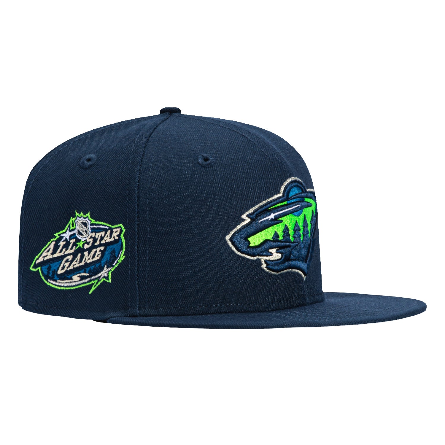 New Era 59Fifty NBA x NHL Crossover Minnesota Pack Snapback Hat - Official Licensed Sports Cap for Basketball & Hockey Fans - Perfect for Game Day, Streetwear & Collectors