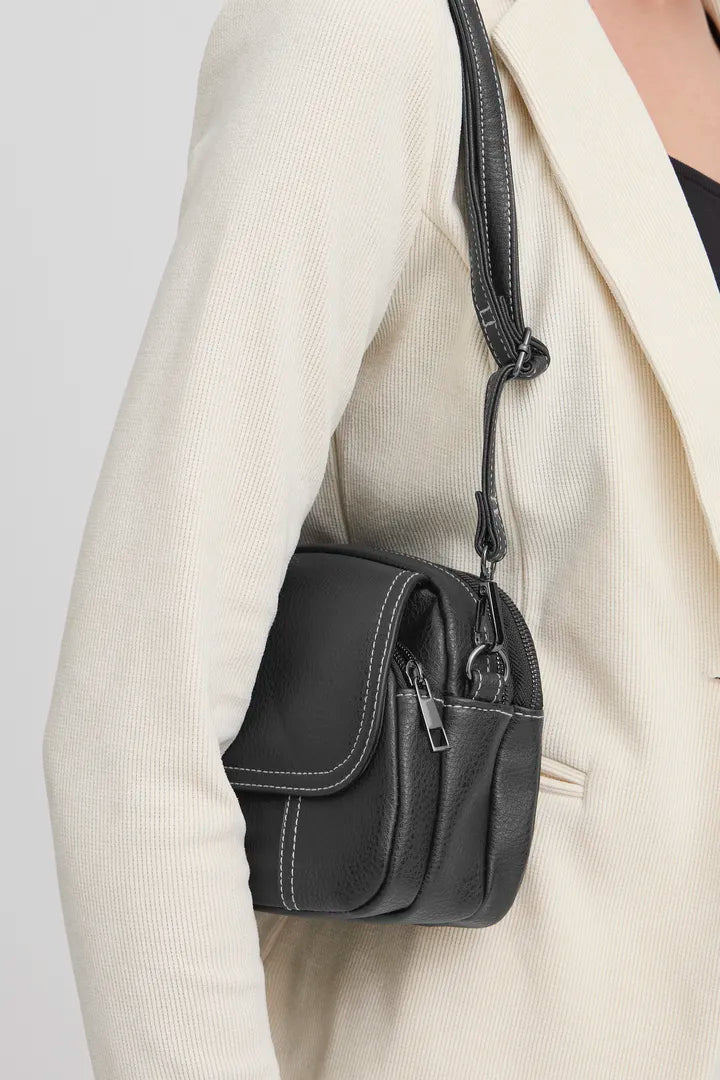 Kala Crossbody Bag for Women - Stylish & Lightweight Shoulder Purse (Black) - Perfect for Travel, Shopping & Everyday Use